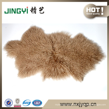 Peau de laine de peau de mouton mongole à la mode